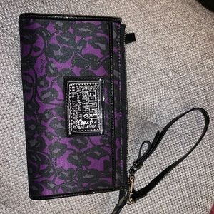 Coach wristlet/wallet